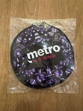 Metro by t-mobile Tortilla Warmer Pouch Insulated Microwaveable Fabric Tortilla